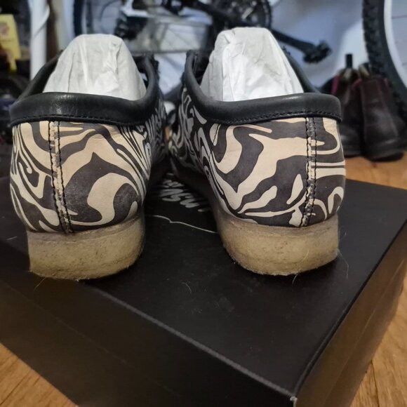 Clarks Wallabees WuWear Beige/Black US 11 M - Picture 4 of 13